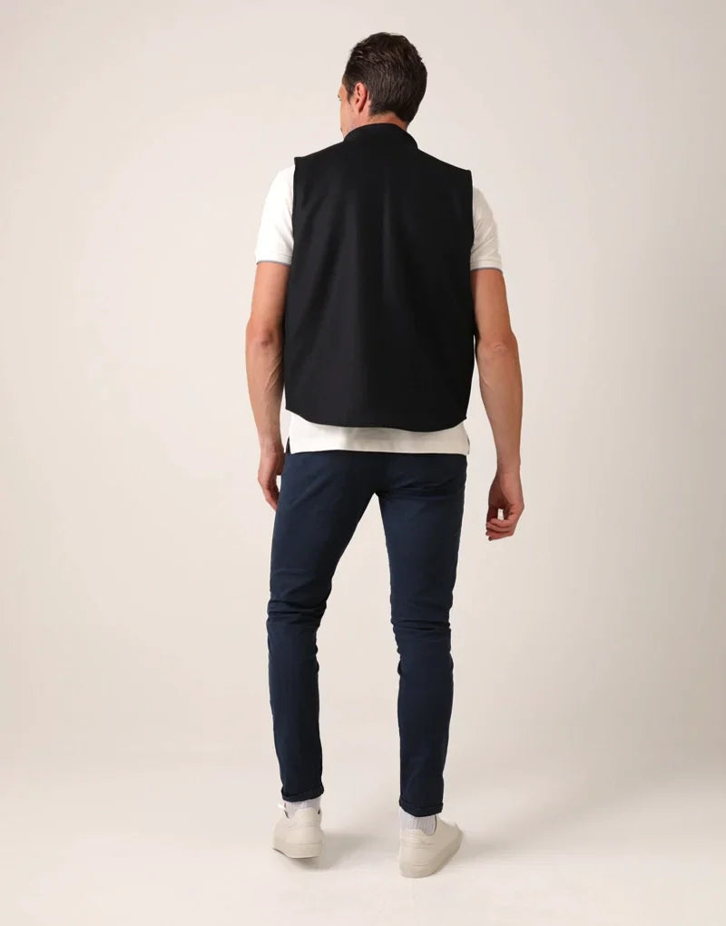 Article 51 men’s vulcanised gilet - navy Gilets HANCOCK