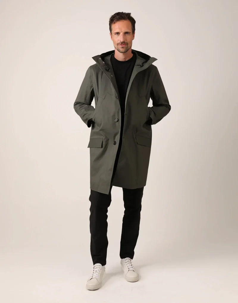 Cairnwell parka - khaki Jacket Hancock of Scotland