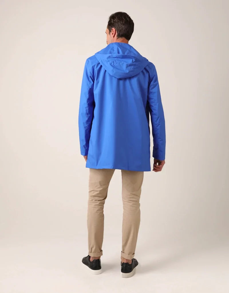 Men’s pac-a-mac - cobalt Rain Jackets HANCOCK OF SCOTLAND