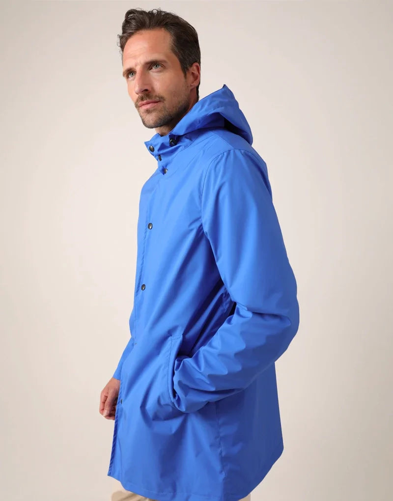Men’s pac-a-mac - cobalt Rain Jackets HANCOCK OF SCOTLAND