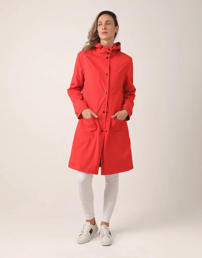 Posh pac-a-mac - ruby red Jacket HANCOCK OF SCOTLAND