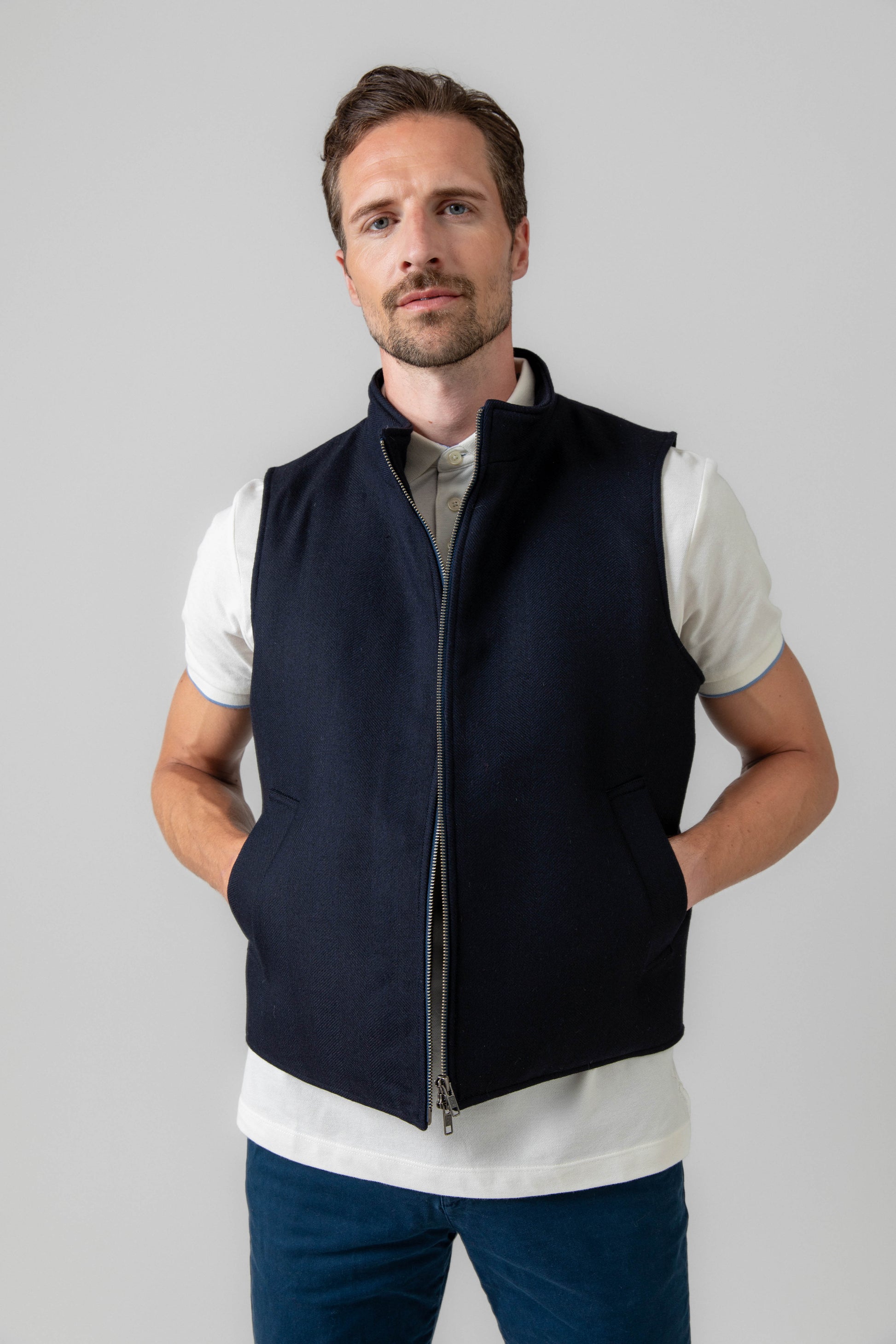 Stanley wool gilet Gilet ALEXANDER MANUFACTURING